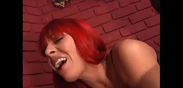  Amazing redhead MILF whore with perfect giant boobs Whitney Wonders loves to take hard black dick in her pussy